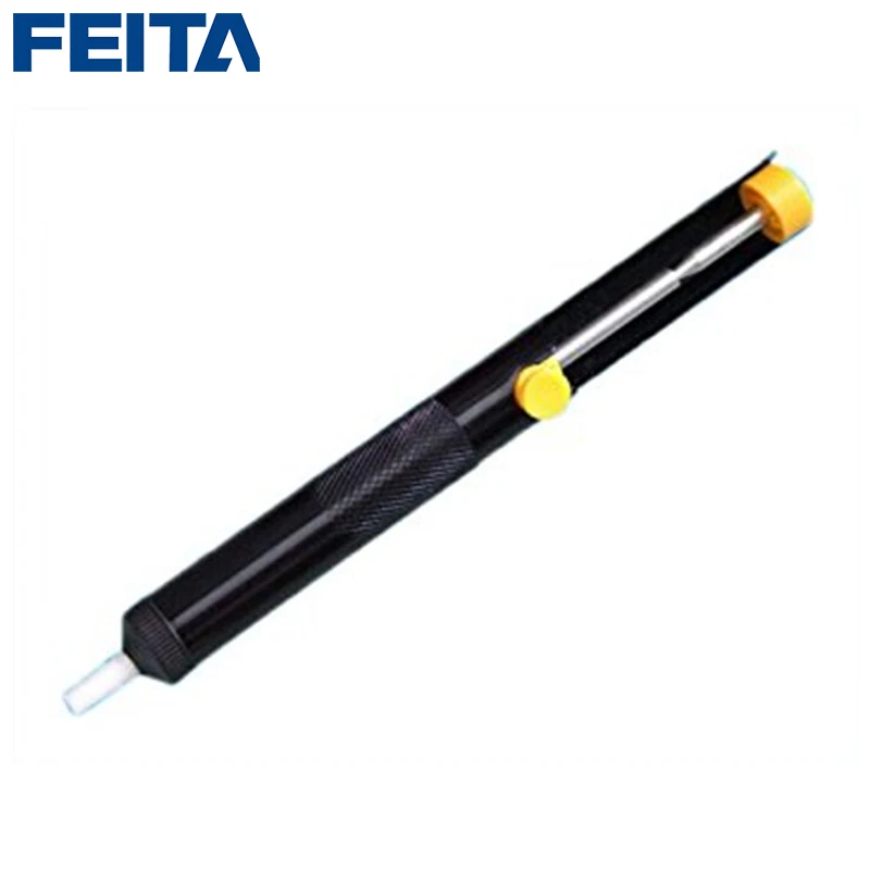 FT-018 Vacuum Desoldering Pump &quotSolder Sucker&quot Suction Tin Solder Iron Remover Sucker Hand Tool [Black Plastic] [Heavy Duty] |