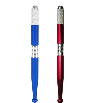 

Manual Tattoo Pen Permanent Makeup Machine Microblading Pen for Lip Tattoo and Eyebrow Tattoo Tebori Pen with 2pcs Needle Blade