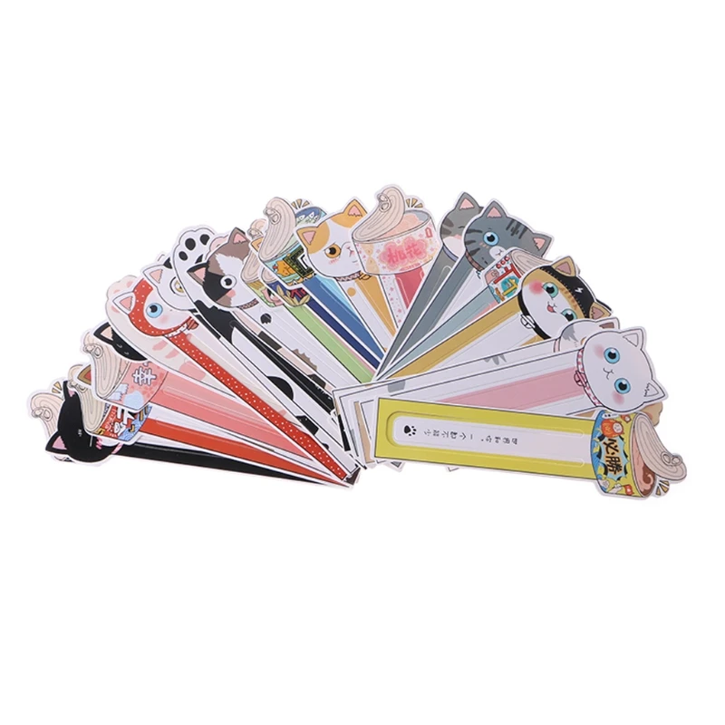 

Lovely Cartoon Cat Bookmark Beautiful Pattern Postcard Heavyweight Paper Card