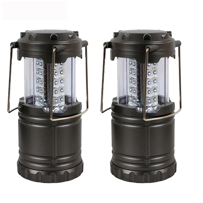 2PCS/LOT Ultra Bright Collapsible LED Tactical Lantern with 30 LED