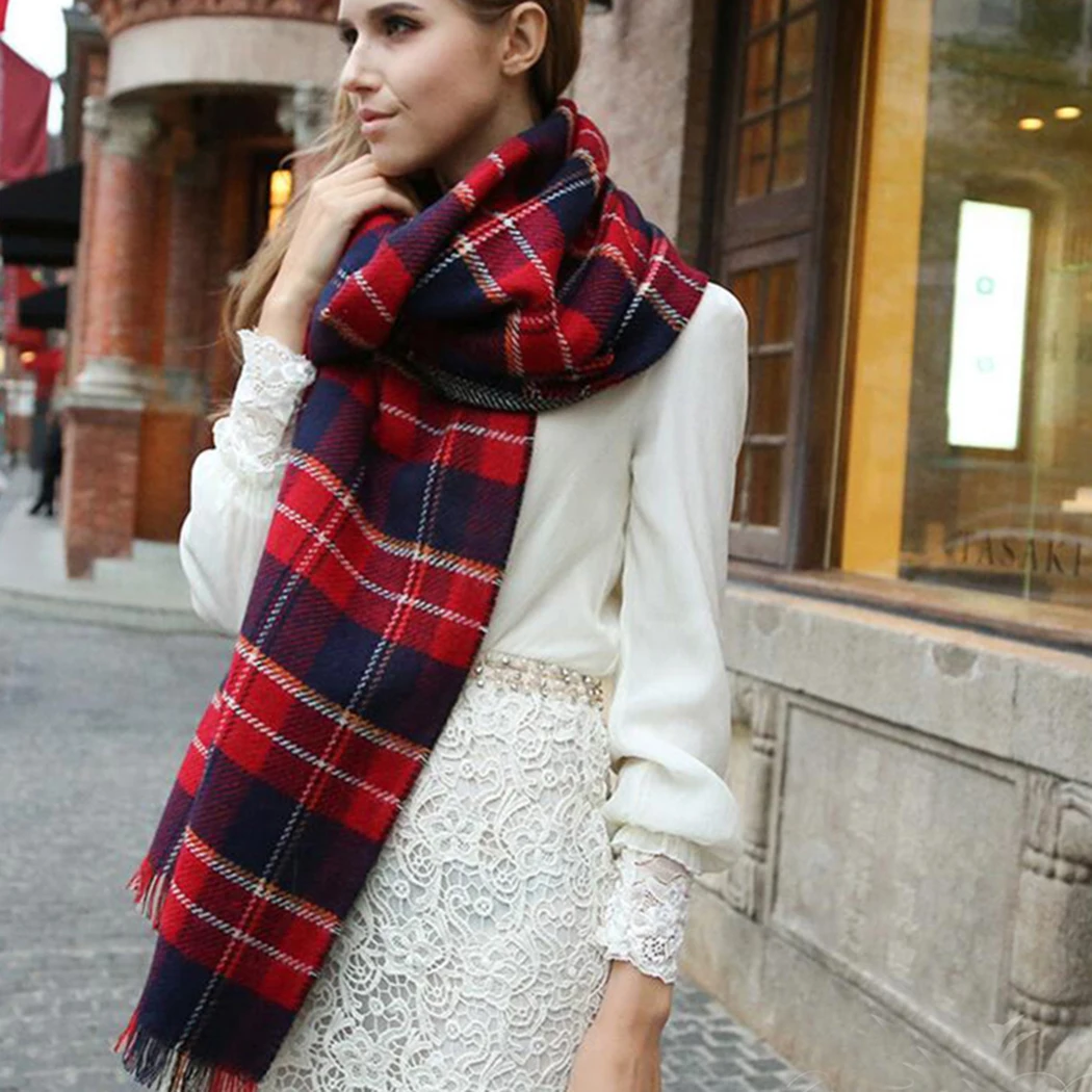 oversized thick scarf