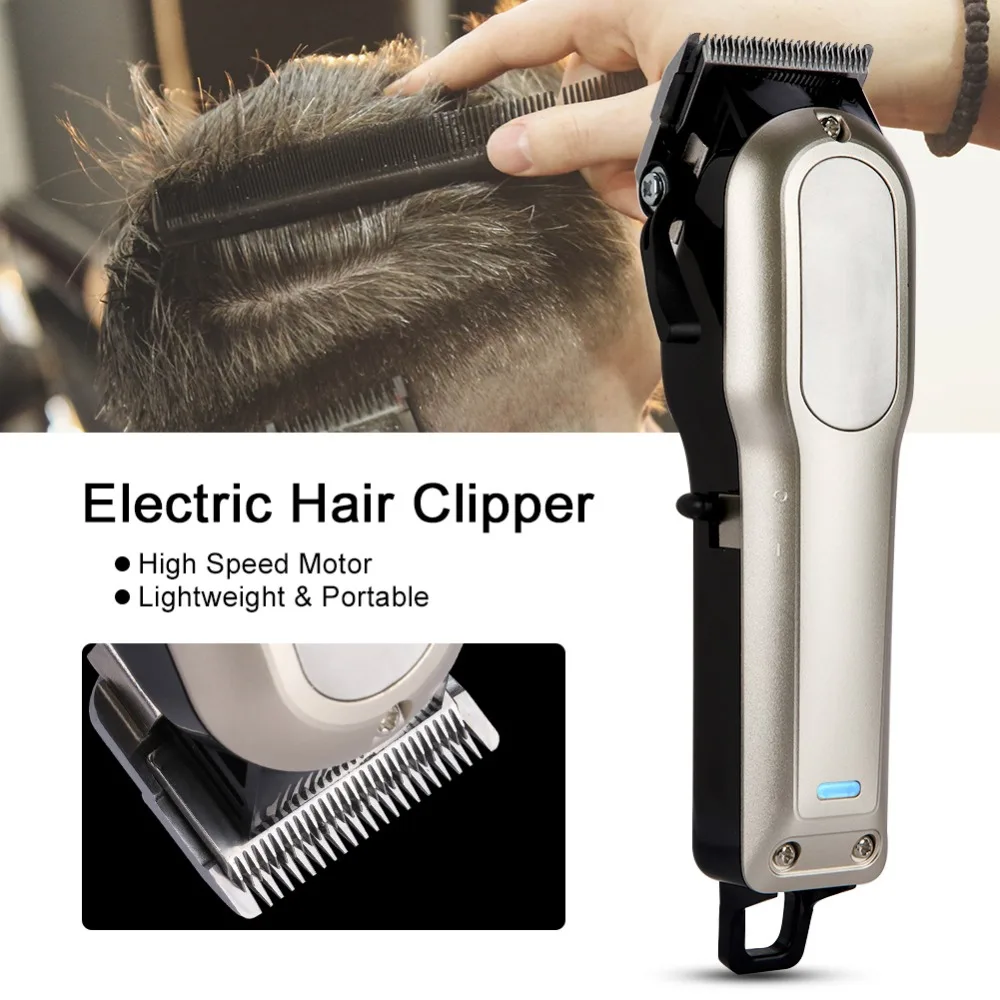

Rechargeable Hair Clipper Adult Home Trimmer Electric Cutter Haircut Machine Gold