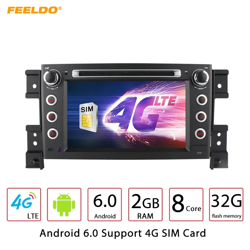 Sale FEELDO 7" Android 6.0 (64bit) 2G/32G/4G Octa Core Car DVD GPS Radio Head Unit For Suzuki Grand Vitara(Third generation;05~15) 0 Sale FEELDO 7" Android 6.0 (64bit) 2G/32G/4G Octa Core Car DVD GPS Radio Head Unit For Suzuki Grand Vitara(Third generation;05~15) 0