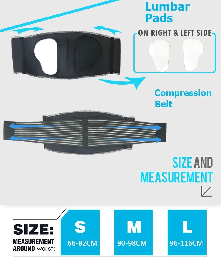 Профессиональная спортивная безопасная поддержка талии со съемным компрессионным поясом эргономичные поясничные подушечки эластичный бандаж для спины защита для спортзала