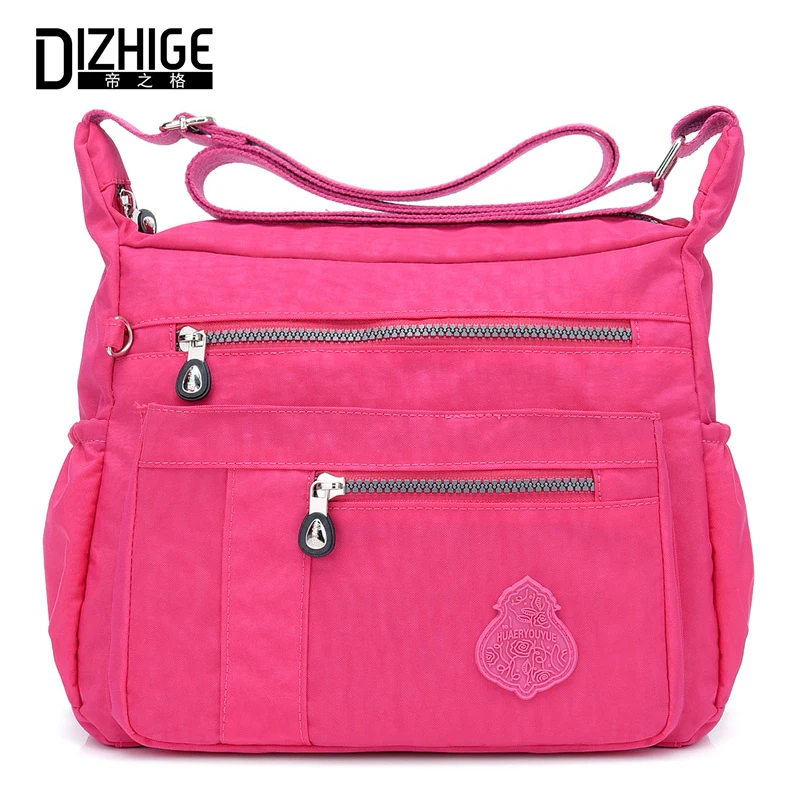 

DIZHIGE Brand Fashion Waterproof Nylon Women Bag High Quality Crossbody Bags For Women Solid Messenger Bags Casual Shoulder Bag