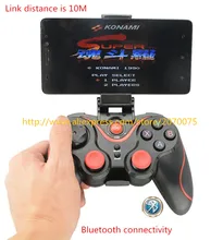 NEW Bluetooth Gamepad For Android Phone Pad Smart Box PC Joystick Wireless Bluetooth Joypad Game Controller With Mobile Holder