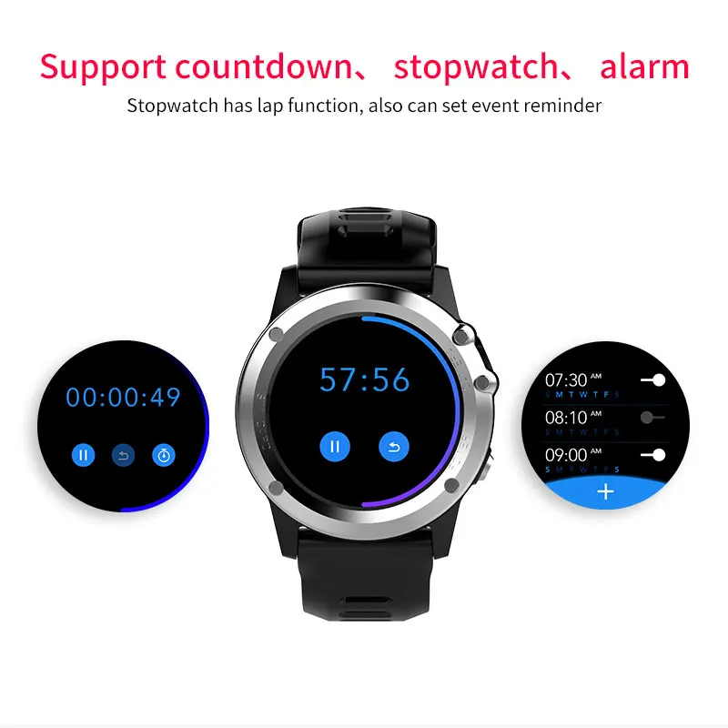 Смарт-часы Microwear H1, Android 4,4, водонепроницаемые, 1,39 дюймов, MTK6572, BT 4,0, 3G, Wi-Fi, gps, SIM, для iPhone, умные часы, мужские, носимые устройства