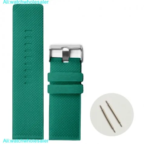 28mm Teal Color Silicone Jelly Rubber Ladies Men Watch Band Straps WB1079Q28JB