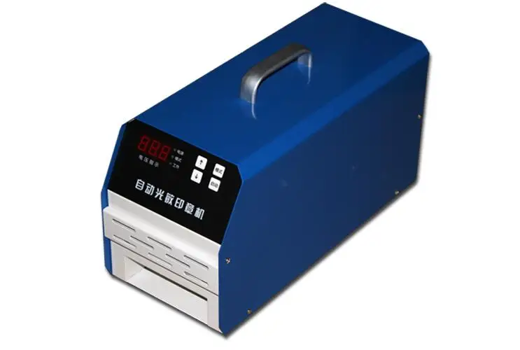 

Digital making machine blue and white color