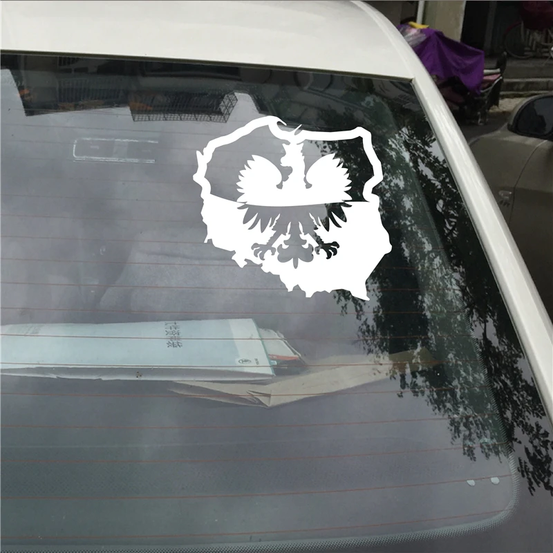Polish Eagle Map Flag Poland Polska Car Body Window Bumper Vinyl Decal Sticker - Image 5