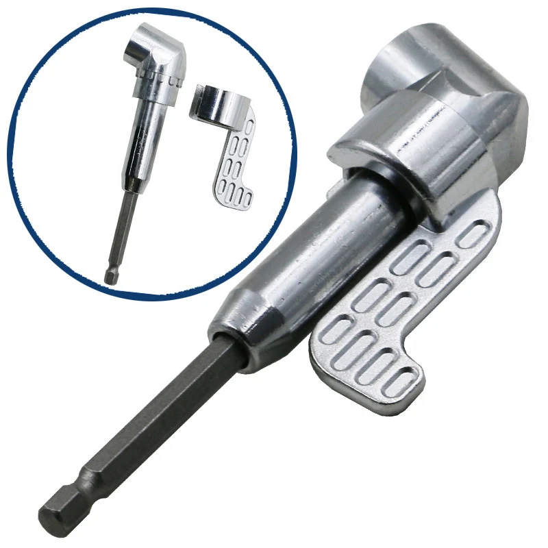 

1/4 Hex Screwdriver Holder Power Drill Bit Set 105 Degree Right Angle Driver Hand Tools