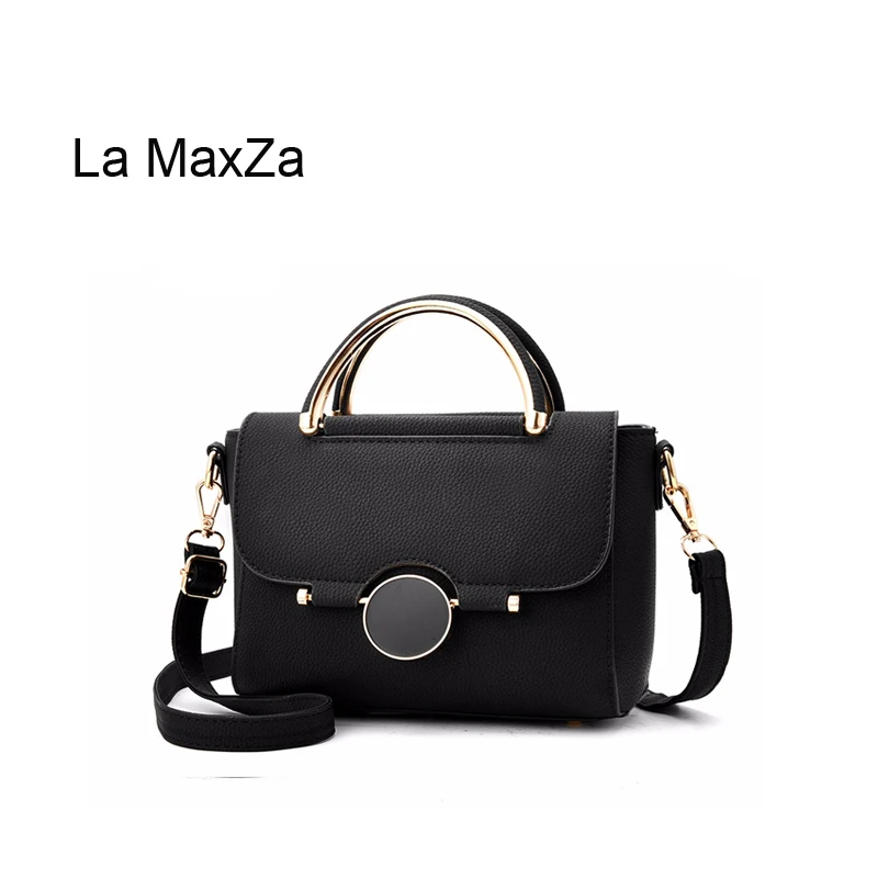 

La MaxZa Best Sell 2019 New Black Women Fashion PU Leather Purses and Handbags High Quality Women Handbags Eleven color