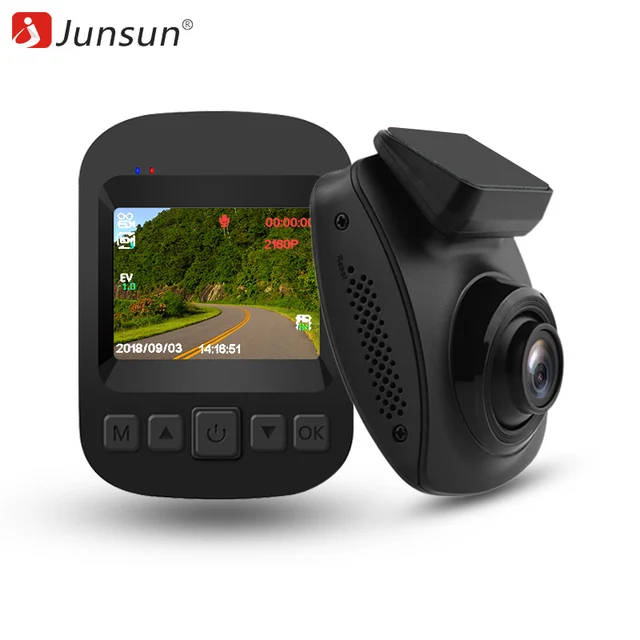 Junsun Wi-Fi Автомобильные видеорегистраторы 4 К 2160 P Ultra HD Регистраторы тире видеорегистратор Парковка монитор Ночное видение Новатэк 96660 видеонаблюдения