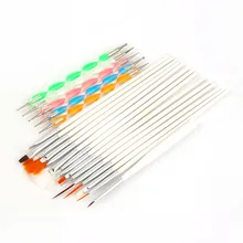 Nail Art Tools 15 Pcs Manicure Phototherapy Pen Drawing Painting Design With 5 Pcs Point Drill Pen Set Manicure Nail Polish