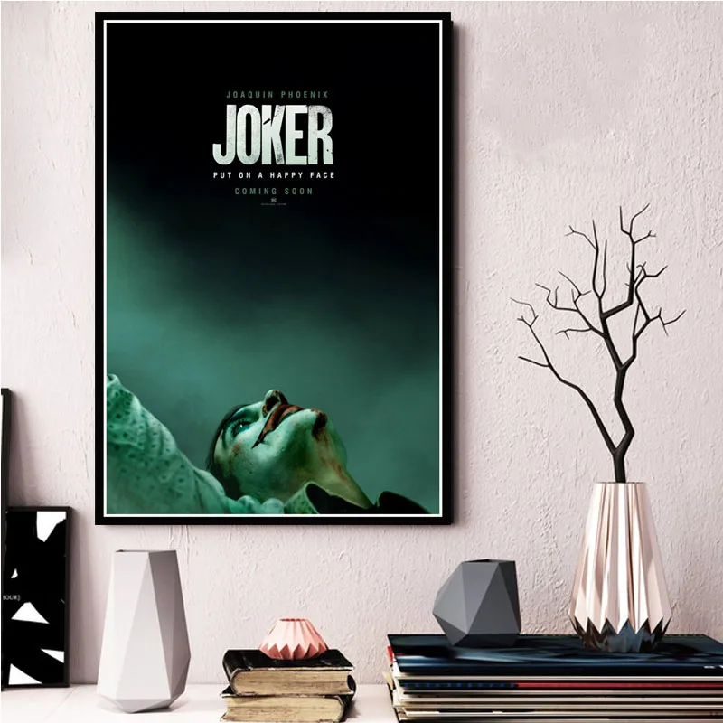 Хит Joker Joaquin Phoenix Movie 2019 Супергерой DC постер с Бэтменом и принтами художественная