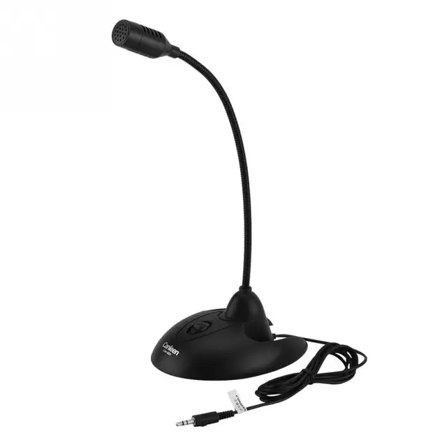 Desktop Wired Microphone Adjustable Gooseneck Computer Desk Stand Meeting Mic Recording Voice chat Player PC Laptop Universal