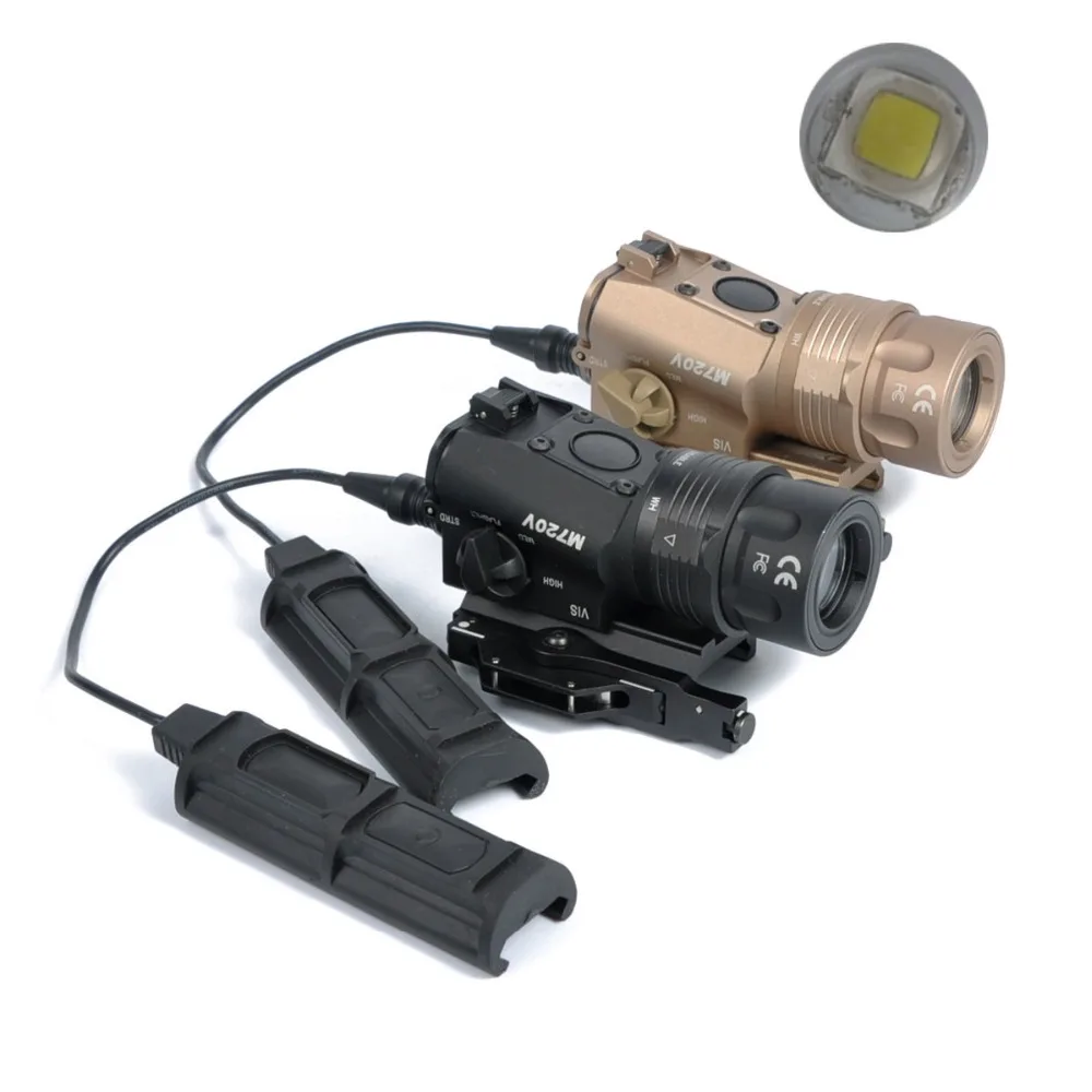 US $57.60 Airsoft Surefir M720 Tactical Weapon Light strobe Flashlight Hunting M720V Softair Lamp Armas Rifle Gun Lantern For Hunting