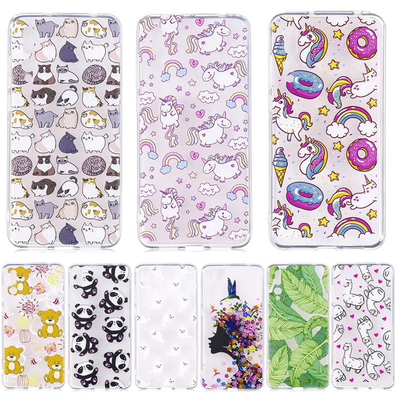 

Wekays Case For Huawei P20 Plus/P20 Pro Cute Cartoon Unicorn Soft Silicone TPU Fundas Case For Huawei P20 Lite Cover Cases Coque