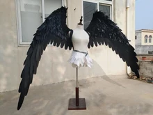 Costumed beautiful cartoon feather angel demon wings for Fashion show Displays wedding shooting props Cosplay game