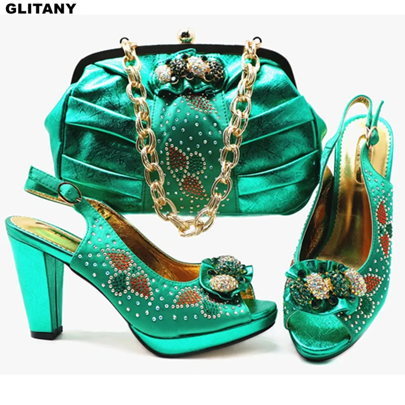 Le verde oro Cerimonia Qualità Navy Sacchetti Scarpe wine Donne Blue Partito Nigeriano Borsa Pompe Del viola Di Corrispondenza Alta argento Delle E Red Africano Nuziale Italiane Borse rrwP1B