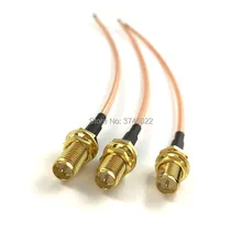 10 шт. Rp-Sma кабель с разъемом-розеткой для влединг открытого конца RG178 кабель 15 см для Беспроводной фрезерный станок