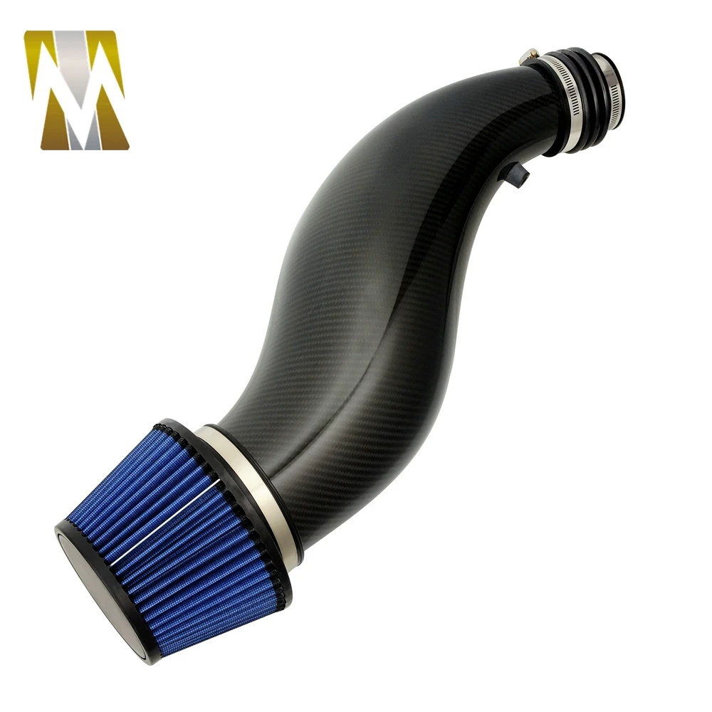 carbon fiber air intake pipe for honda civic 1992-2000 EK EG with air filter intake pipe (9)