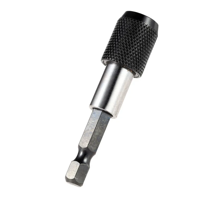 

Hex Shank Quick Release Screwdriver Bit Holder Extension Bar Drill Bit Holders Release Magnetic Screwdriver Bit Holder