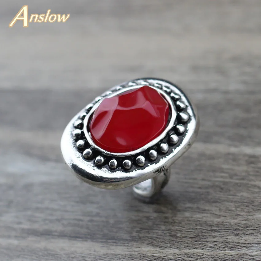 

Anslow 2019 Hot Top Quality Fashion Jewelry Big Large Resin Finger Ring For Women Men Lover Couple Birthday Party Gift LOW0013AR