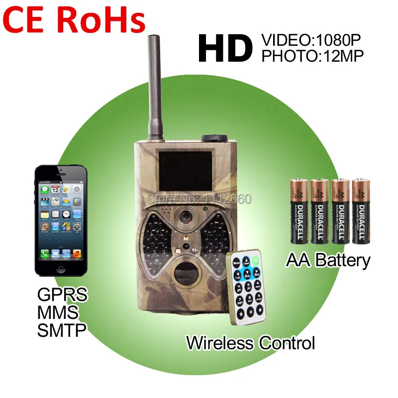 

Russian Surveillance Camera MMS EMAIL 940NM Invisible Security Camera HC300M
