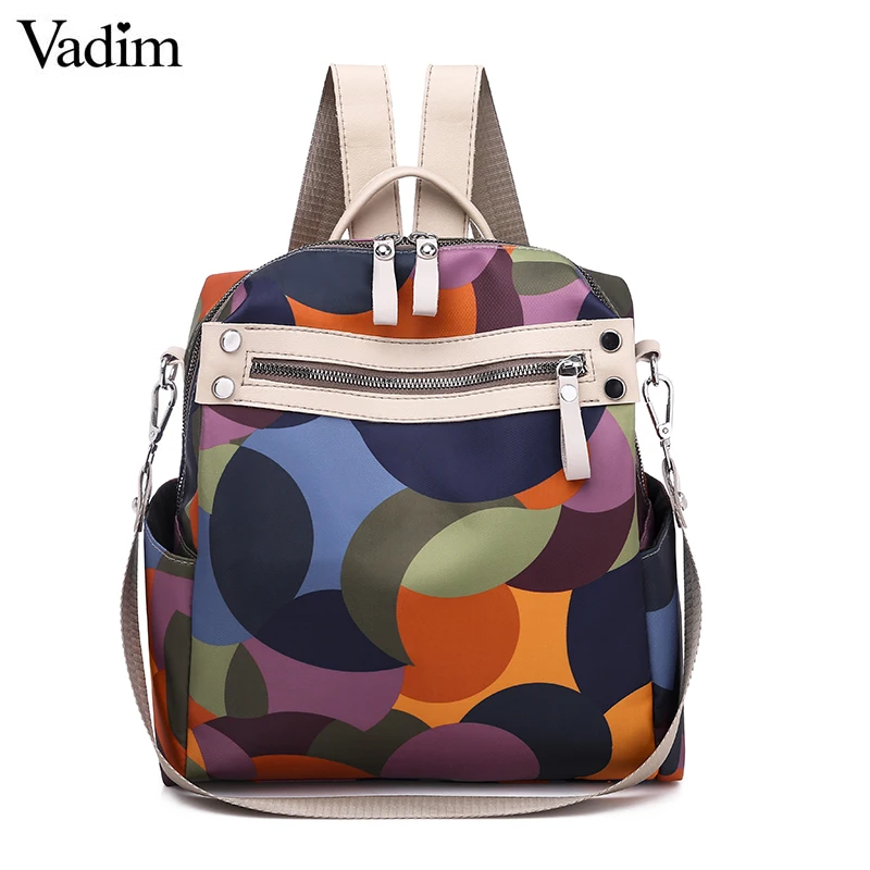 Vadim Рюкзаки Женские сумки через плечо женский многофункциональный рюкзак маленькая сумка для девочек Сумка Оксфорд сумка Mujer 2019 Sac