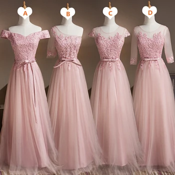 

CEEWHY A-Line Elegant Embroidery Lace Evening Dresses Long Luxury Prom Formal Dresses Sleeveless Evening Gowns Robe De Soiree