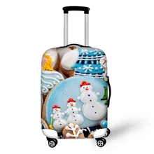 FORUDESIGNS защитный Пылезащитный Чехол для багажа, эластичный чехол для костюма, 18-28 дюймов, рождественский подарок, эластичный чехол