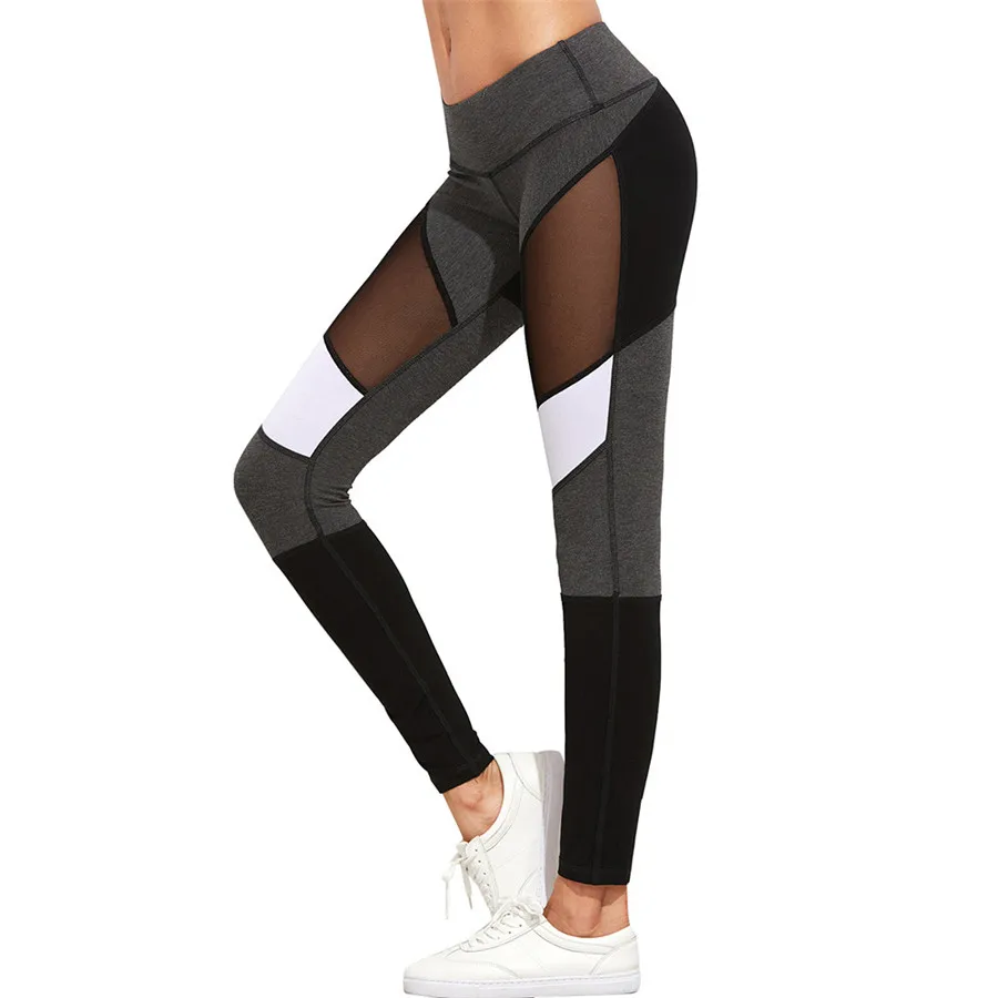 Женские спортивные штаны для бега на открытом воздухе для горного велосипеда, штаны для велоспорта, леггинсы для тренировок с высокой талией, брюки для фитнеса - Цвет: Черный