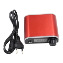 Поставка татуировок красная цветная Татуировка питание трансформатор напряжения татуировки Блок питания для поставка машинок для татуировки