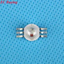 10 шт./лот высокомощный светодиодный светильник 3 Вт RGB высокий светильник светодиодный светильник 3 Вт красный/зеленый/синий шесть фейс полный цвет
