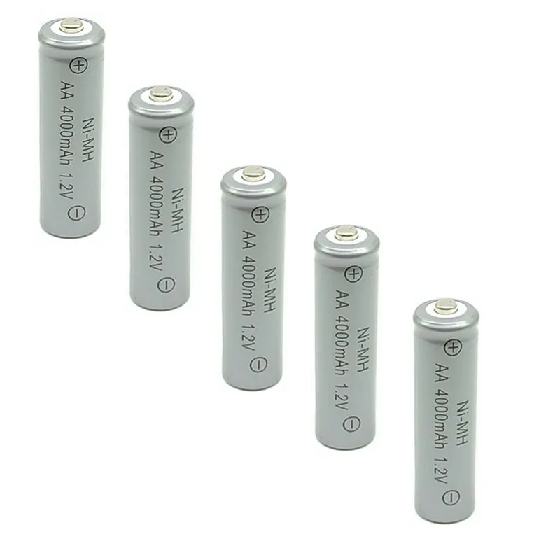 AA 1 2 V 4000MAH Ni-MH предварительно Заряженная аккумуляторная батарея 2A батареи для