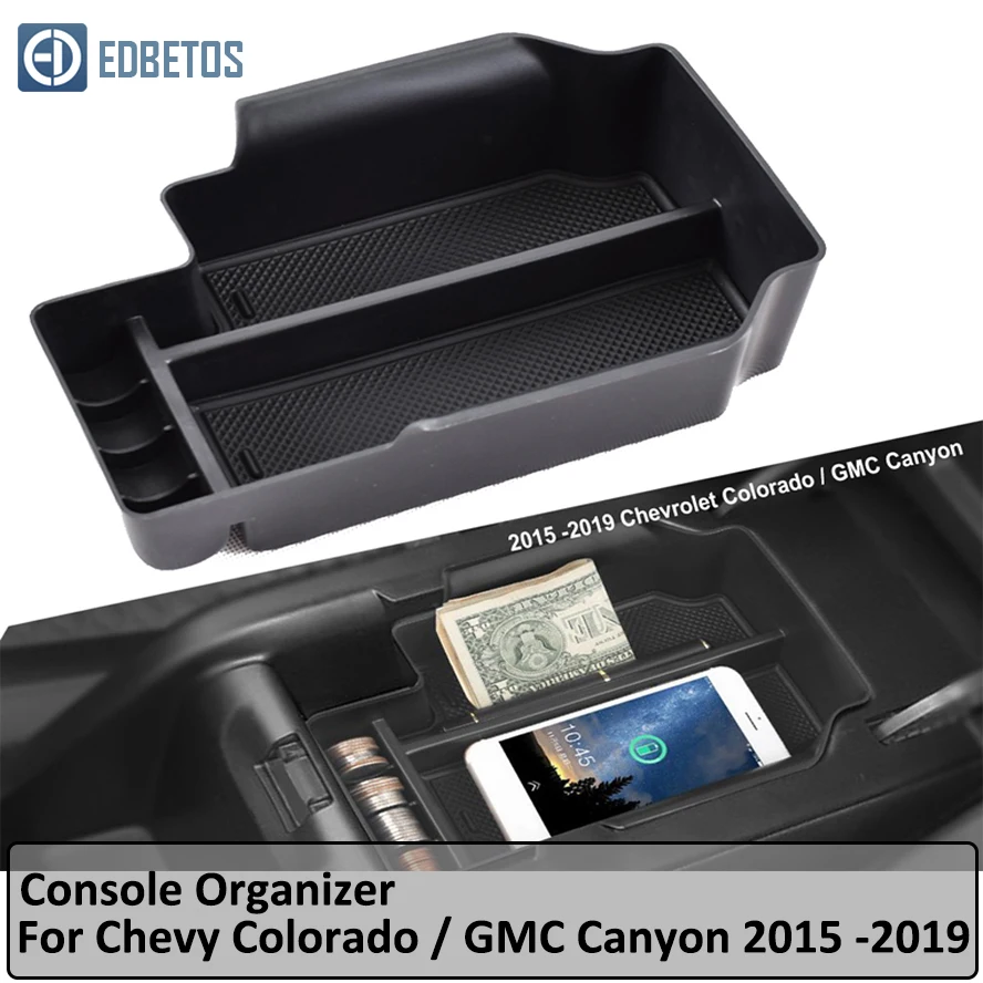 

SLT ZR2 Armrest Storage Box for Chevy Colorado GMC Canyon 2015 -2019 Chevy Colorado GMC Canyon Center Organizer Tray 2017 2018