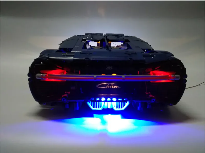 Светодиодный светильник для 42083 совместимый с 20086 Bugatti Chiron Technic строительные блоки