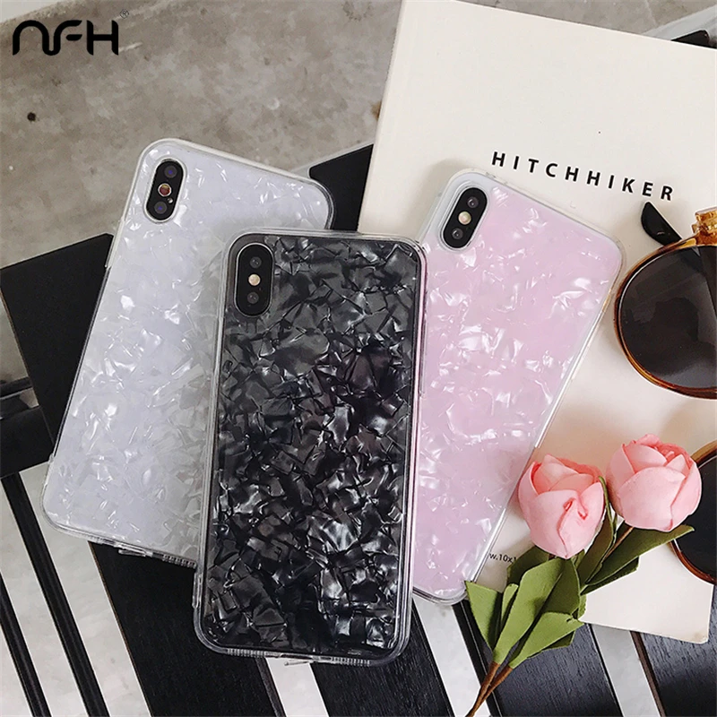 

TPU Case For iPhone 6 7 6S 8 Plus X Capa Dream Shell Pattern Soft Silicone Lovely Case Coque Cover For iPhone on 7 X 6 6S 8 Case