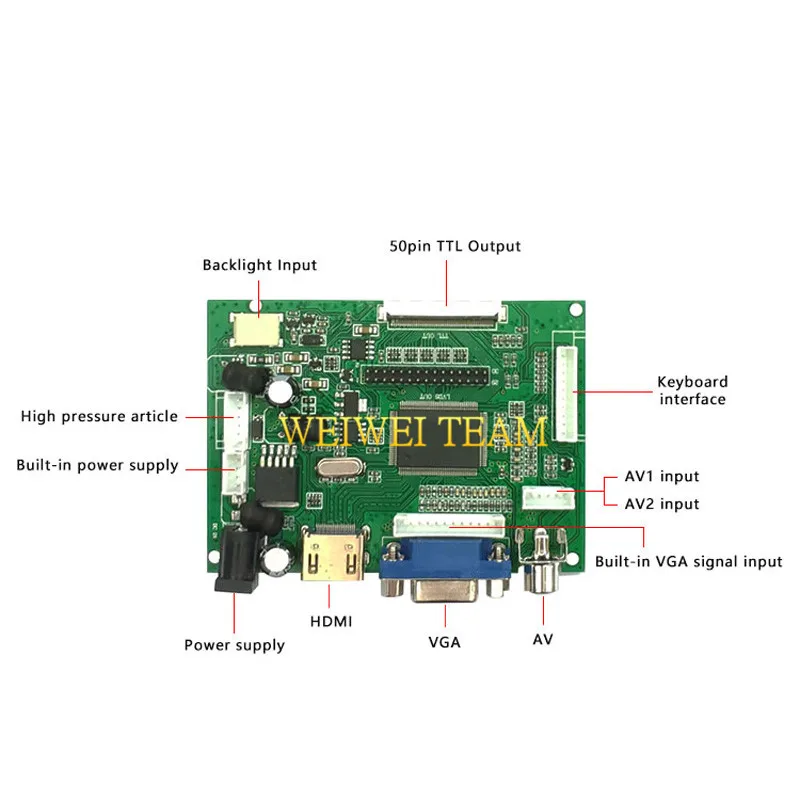 HJ080IA-01E HE080IA-01D экран 8 дюймов ЖК-дисплей для Raspberry pi 3 B+ 1024*768 планшет HDMI VGA AV плата управления драйвером аудио