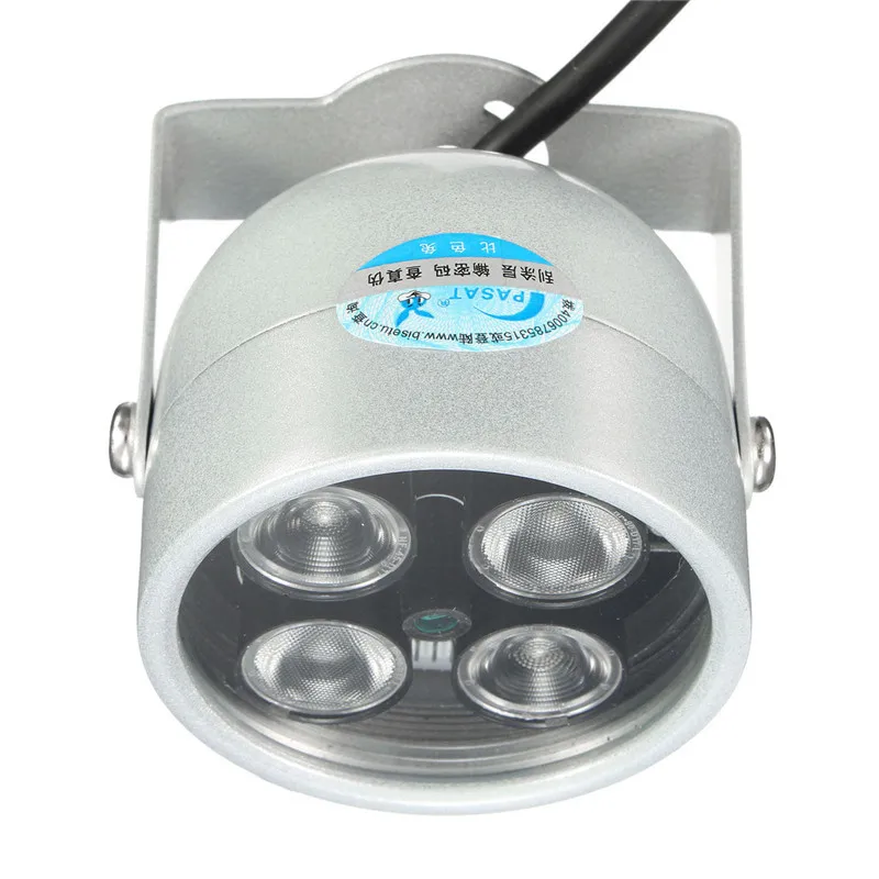 1 шт. CCTV светодиодный S 4 Массив ИК светодиодный светильник ИК инфракрасный Водонепроницаемый ночного видения CCTV заполняющий светильник для камеры видеонаблюдения ip-камера