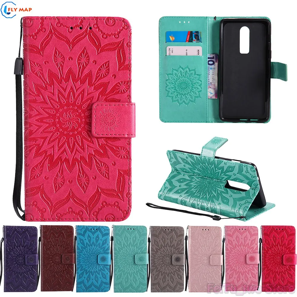 Case Cover For OnePlus 6 A6000 A6003 OnePlus6 Wallet Flip Phone PU Leather Coque Bag For One 1 Plus 1Plus 6 A 6003 6000 Box Capa