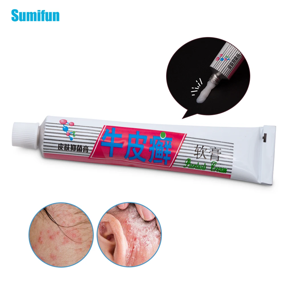 

Sumifun Psoriasis Ointment Creams Body Pain Relief Herbal Eczema Pruritus Dermatitis Itching Skin Care Medical Plaster P1017