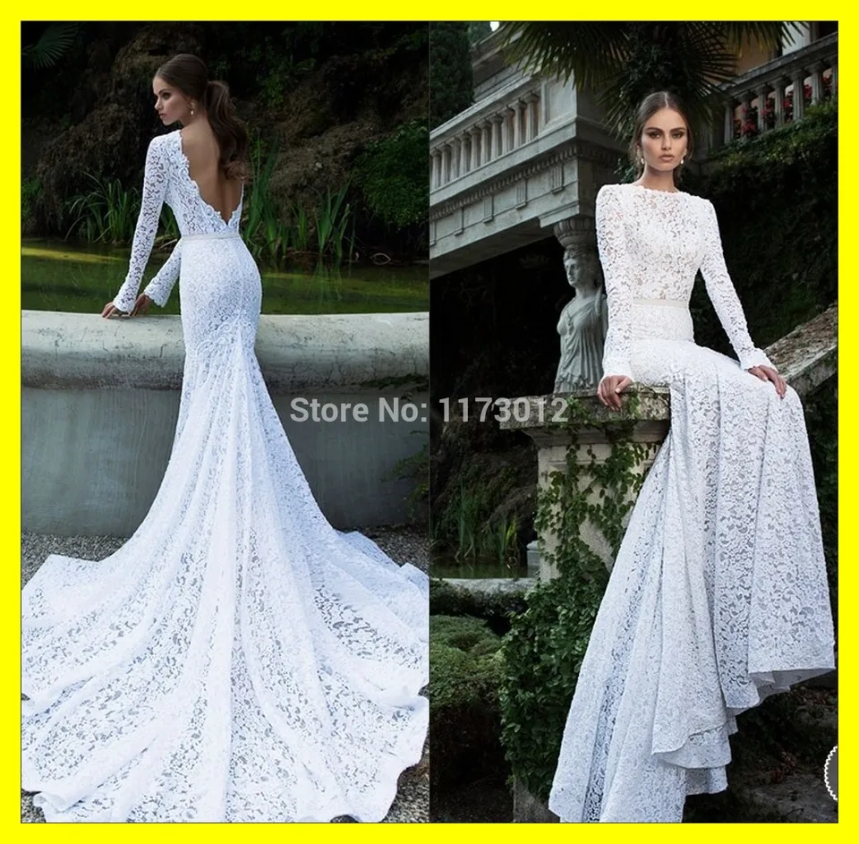 short white dress with train