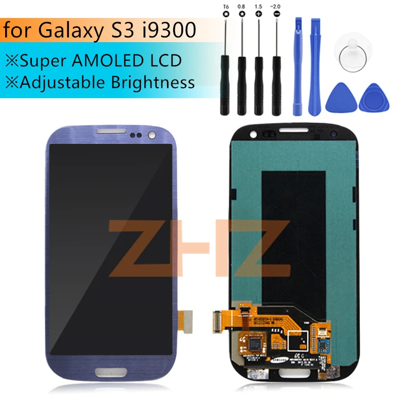 Для samsung Galaxy S3 i9300 ЖК-дисплей сенсорный экран дигитайзер полная сборка для Galaxy S3 i9300 ЖК-дисплей запасные части