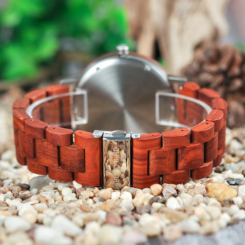 BOBO BIRD Wooden Timepieces Men Watches Fashion Wood New Design Quartz Wristwatch Accept LOGO DROP SHIPPING