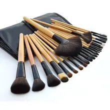 24pcs Professional Makeup Brush Set With Cosmetic Make Up Bag Foundation Eye Lip Makeup Brushes Kit Beauty Cosmetic Tools 9pcs professional makeup make up cosmetic brush set kit tool with leather bag