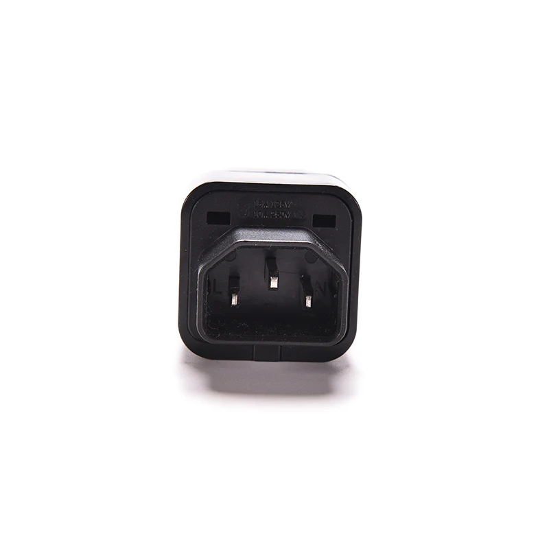 1PC C14 To Universal Socket Adapter Black Female Socket To Pro IEC 320 PDU UPS C14 2