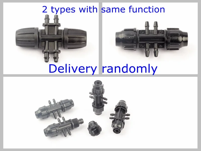 50 шт. 8/11 мм до 4/7 мм 6 способ шланг фиксатор резьбы колючей разъем Micro полива Системы водопровод приспособления для резки Запчасти
