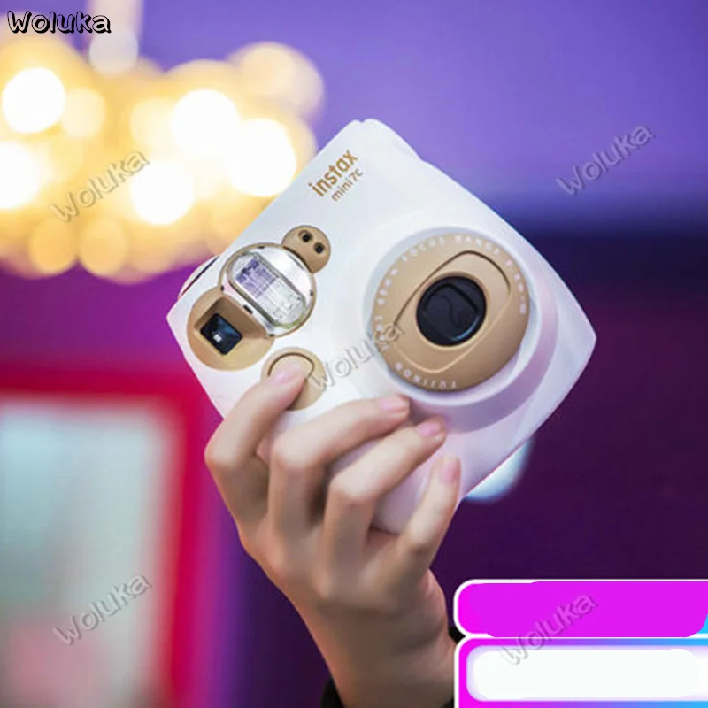 Пленка для Instax Mini 7c камеры 86mmx54 мм с фиксированным фокусом один изображений камера стоьте вверх мини 7c CD50 T03